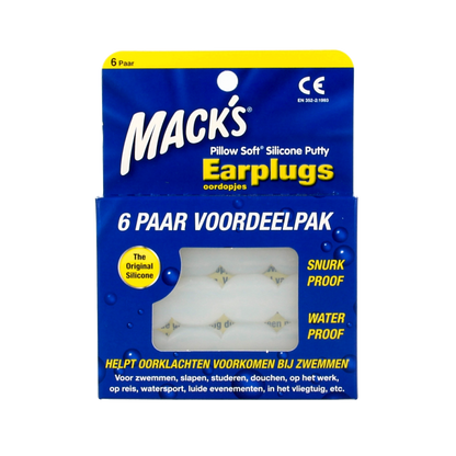 Macks Earplugs 6 Paar