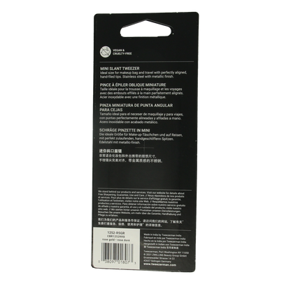 Tweezerman Mini slant tweezer rose gold 1.00 Stuks