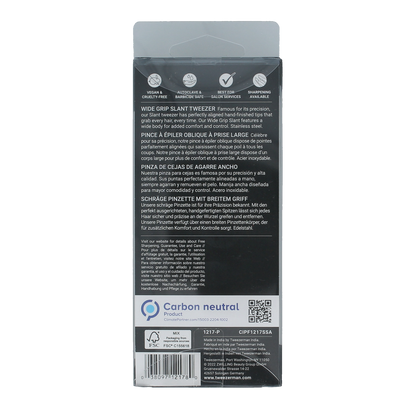 Tweezerman Slant tweezer classic with grip 1.00 Stuks