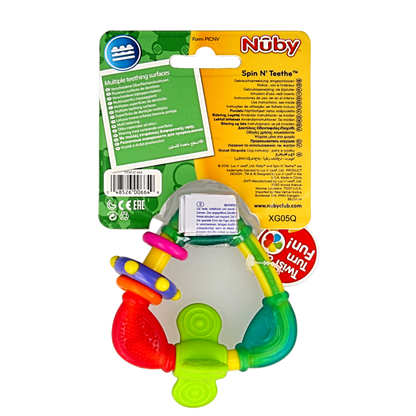 Nuby Bijtfiguur driehoekig hard en zacht  1 Stuks