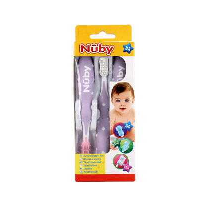 Nuby Tandenborstelsetje 3 Stuks