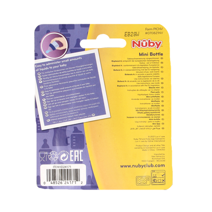 Nuby Mini flesje 15ml 0+ maanden 15 Milliliter
