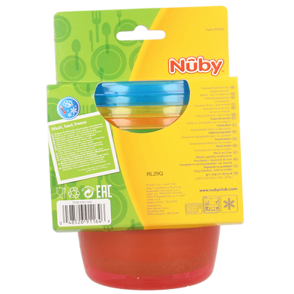 Nuby Snackkommetjes met deksel 300ml 6 Stuks