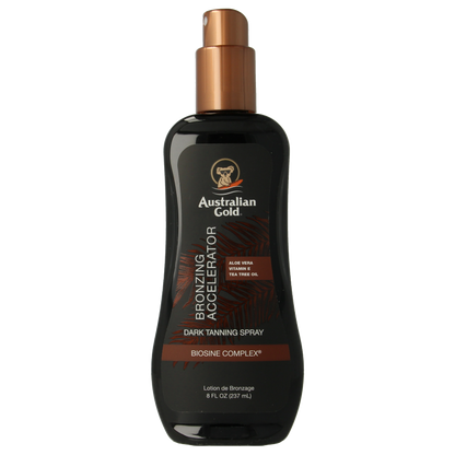 Australian Gold Dark tanning accelerator spray gel met bronzer  237 Milliliter