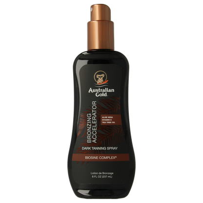 Australian Gold Dark tanning accelerator spray gel met bronzer  237.00 Milliliter