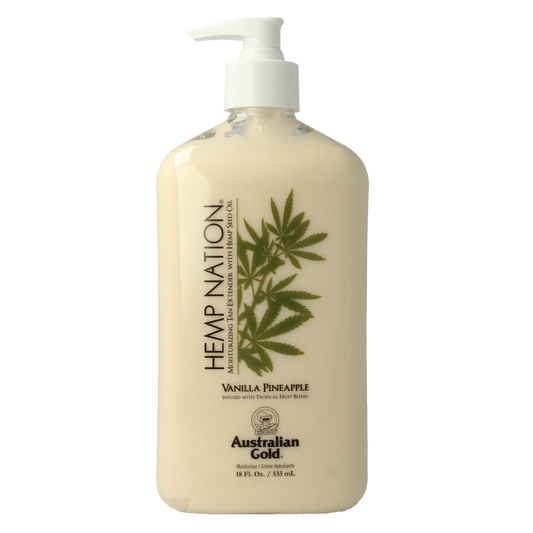 Australian Gold Hemp nation tan extender vanilla pineapple 535 Milliliter