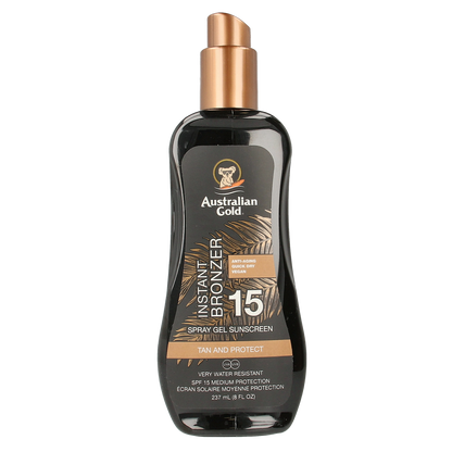 Australian Gold Spray gel met bronzer SPF15 237.00 Milliliter