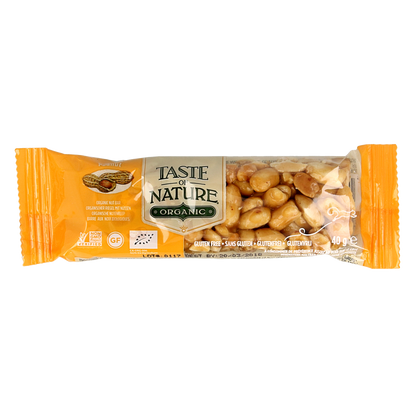 Taste Of Nature Peanut granenreep bio 40.00 Gram