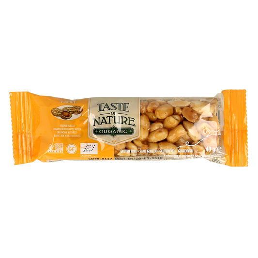 Taste Of Nature Peanut granenreep bio 40.00 Gram