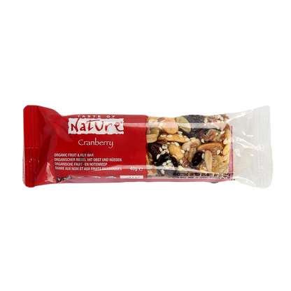 Taste Of Nature Cranberry granenreep  bio 40.00 Gram