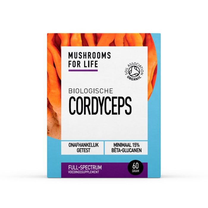 Mushrooms for Life Cordyceps poeder bio 60 Gram