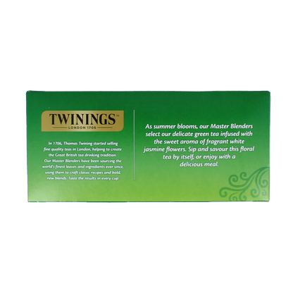 Twinings Groene thee jasmijn 25.00 Zakjes
