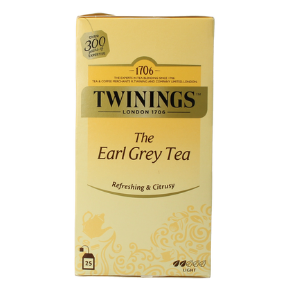 Twinings Earl grey envelop zwart 25.00 Zakjes