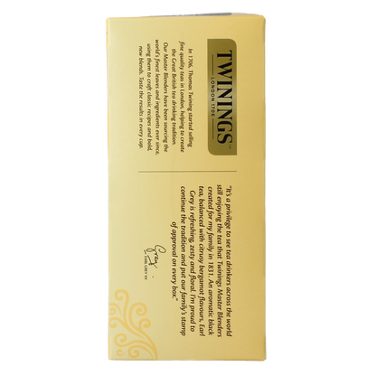 Twinings Earl grey envelop zwart 25.00 Zakjes