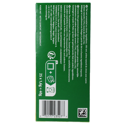 Twinings Groene thee citroen 25 Zakjes