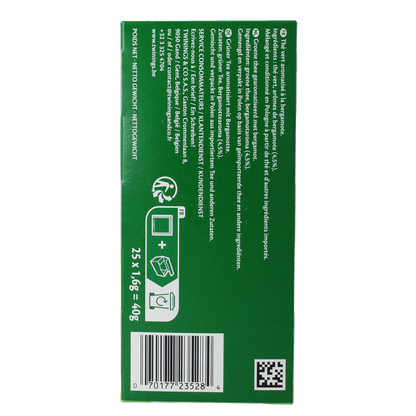 Twinings Green tea earl grey 25 Zakjes