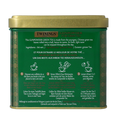 Twinings Gunpowder blik natural 200 Gram