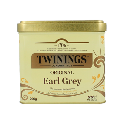 Twinings Earl grey thee blik 200.00 Gram