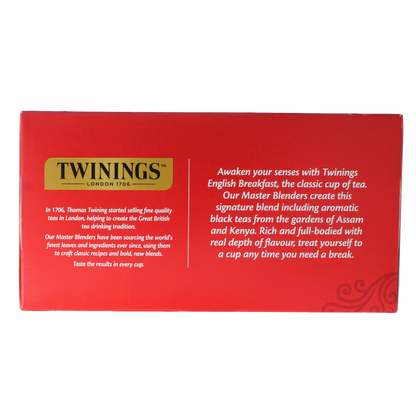 Twinings English breakfast envelop 50 Stuks