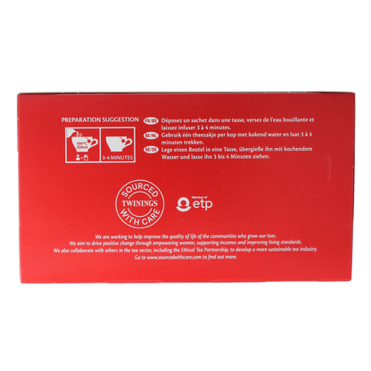 Twinings English breakfast envelop 50.00 Stuks