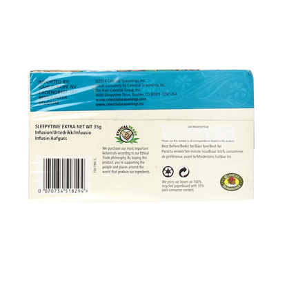 Celestial Season Sleepytime extra wellness tea 20 Zakjes