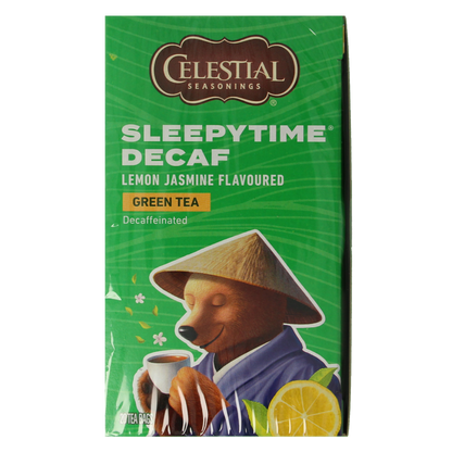 Celestial Season Sleepytime decaf green tea lemon jasmine 20 Zakjes