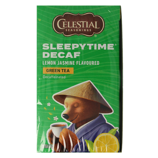Celestial Season Sleepytime decaf green tea lemon jasmine 20 Zakjes