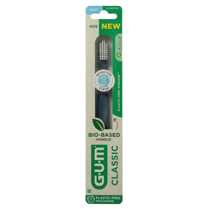 GUM Tandenborstel classic soft middelgrote kop 1 Stuks