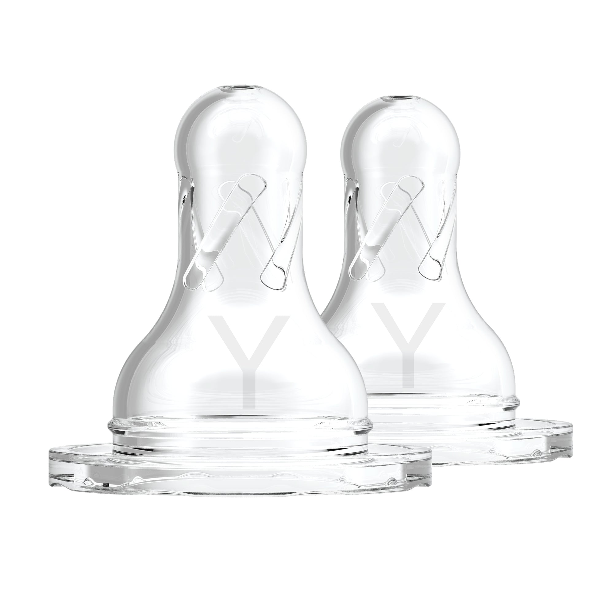Dr. Brown's Speen smalle hals Y cut 9 maanden 2 Stuks
