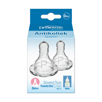 Dr. Brown's Speen standaard hals fles prematuur 2 Stuks