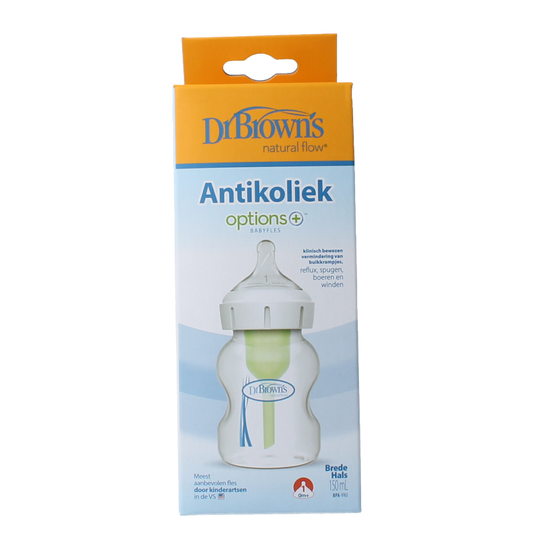 Dr. Brown's Options+ brede halsfles 150ml 1 Stuks