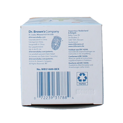 Dr. Brown's Options+ brede halsfles 150ml 1 Stuks