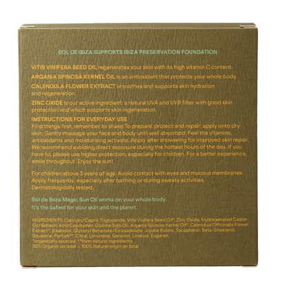 Sol De Ibiza Zonneolie beschermend & herstellend SPF15 bio 100 Milliliter