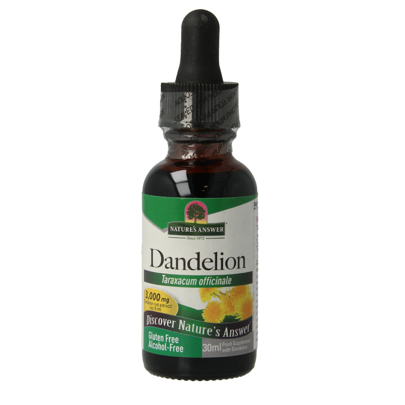 Natures Answer Paardenbloem extract alcoholvrij 30 Milliliter