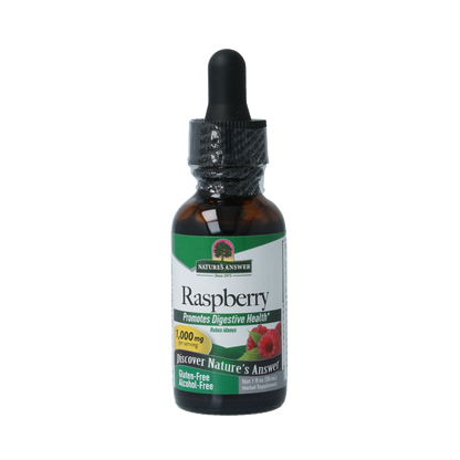 Natures Answer Frambozenblad extract alcoholvrij 30 Milliliter