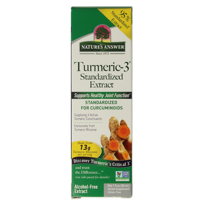 Natures Answer Turmeric-3 Curcuma extract alcoholvrij 30 Milliliter