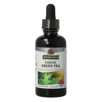 Natures Answer Groene thee extract alcoholvrij met 50% EGCG 60 Milliliter