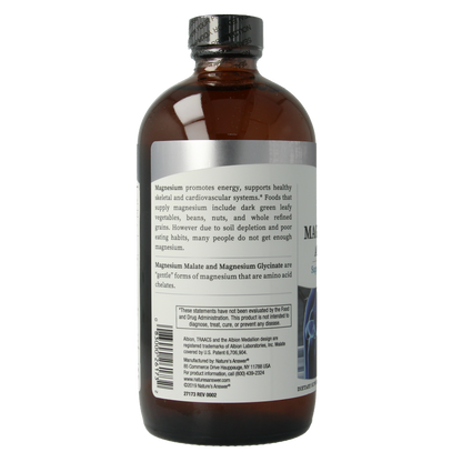 Natures Answer Vloeibaar magnesium malaat & bisglycinaat 480 Milliliter