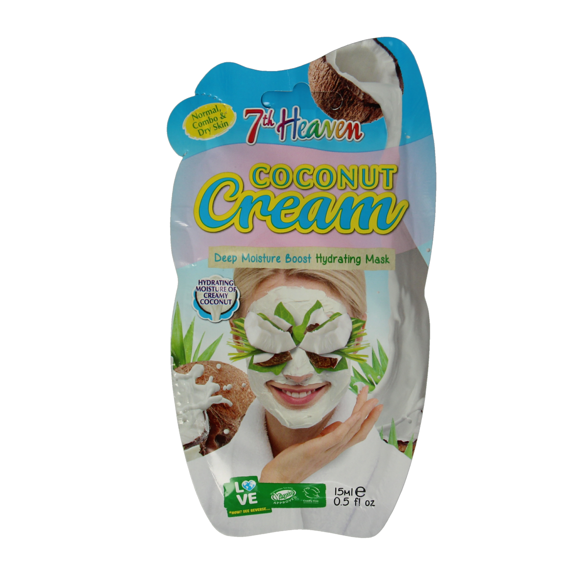 Montagne 7th Heaven gezichtmasker creamy coconut 15.00 Milliliter