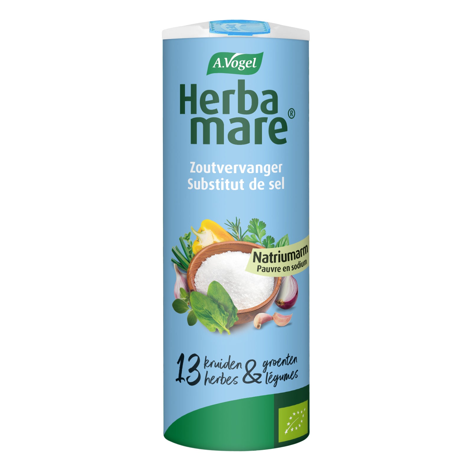 A Vogel Herbamare dieetzout natriumarm eko bio 125.00 Gram