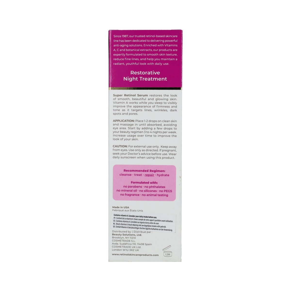 Retinol Super serum 30.00 Milliliter