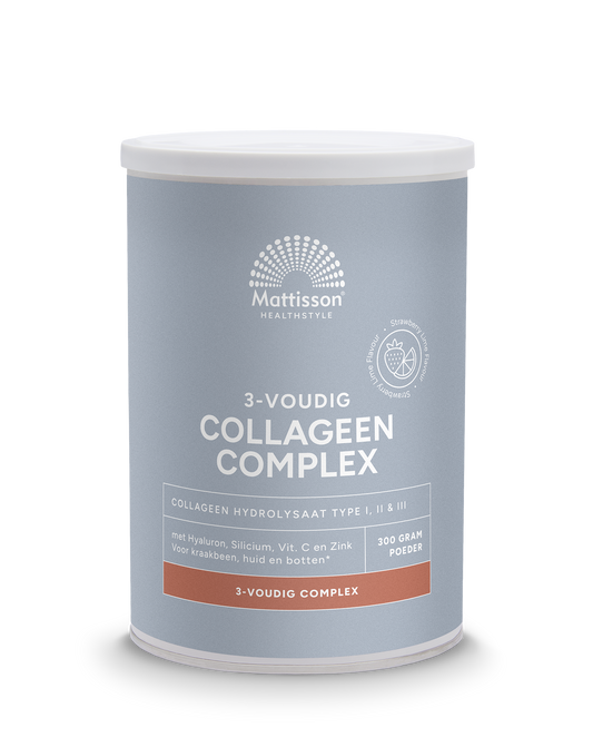 Mattisson Collageen complex 3-voudig Strawberry Lime 300.00 Gram