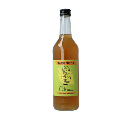 Saru Soda Siroop citroen bio demeter 500.00 Milliliter