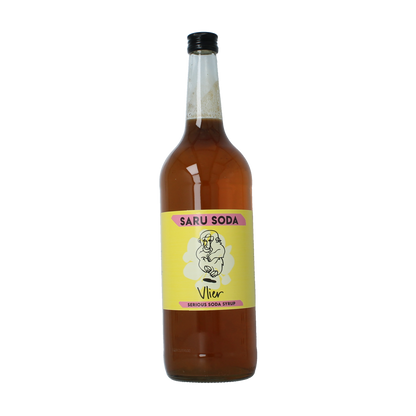 Saru Soda Siroop vlier bio demeter 1.00 Liter
