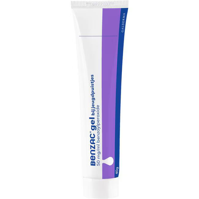 Benzac Gel 50mg/ml benzoylperoxide 40 Gram