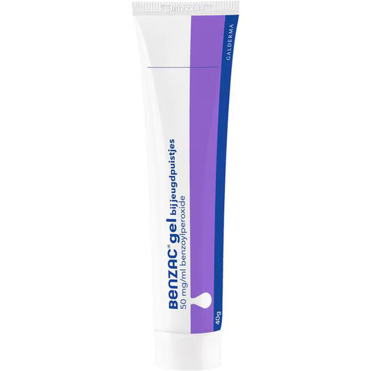 Benzac Gel 50mg/ml benzoylperoxide 40 Gram