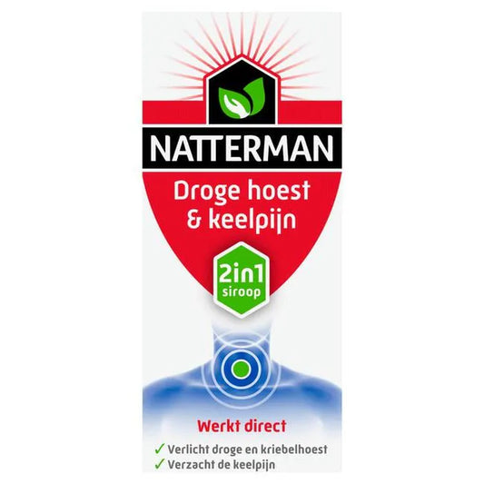 Natterman Droge hoest & keelpijn 150 Milliliter