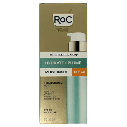ROC Multi correxion hydrate+plump moisturiser SPF30 50 Milliliter
