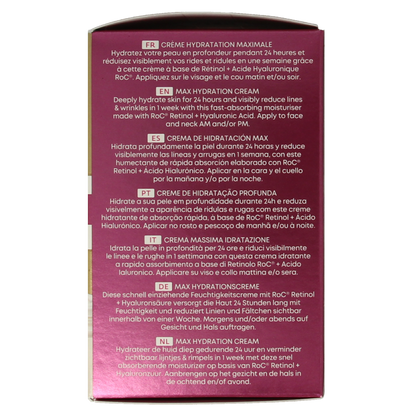 ROC Retinol correxion line smoothing max hydration 50 Milliliter