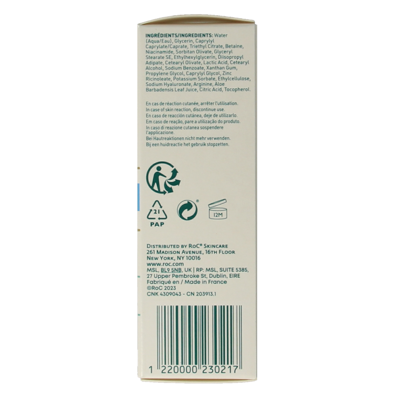 ROC Keops deodorant roll-on 0% aluminium 30 Milliliter